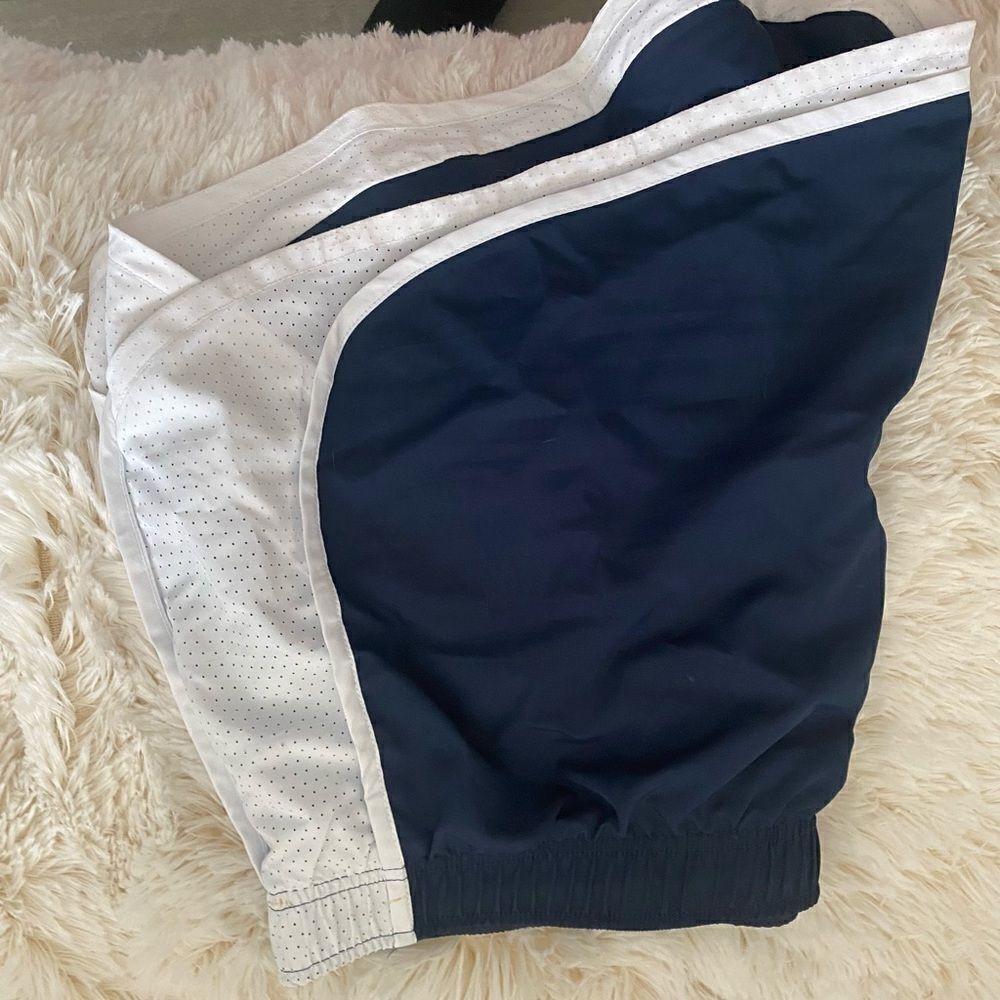 Women’s Blue Athletic Shorts - Picture 2 of 3